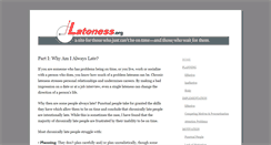 Desktop Screenshot of lateness.org